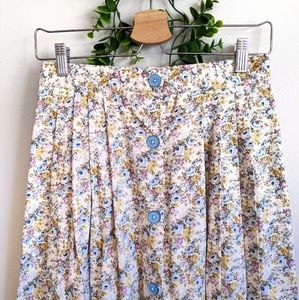 Floral Long Skirt Feminine Size 8